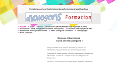 Desktop Screenshot of dialogoris.com